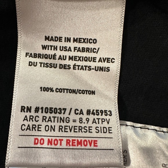 ARIAT Work FR Flame Resistant Baseball Long Sleeve Shirt XL Mens - Picture 7 of 7